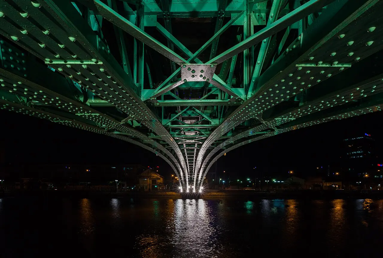Mong Bridge, Ho Chi Minh City, Vietnam