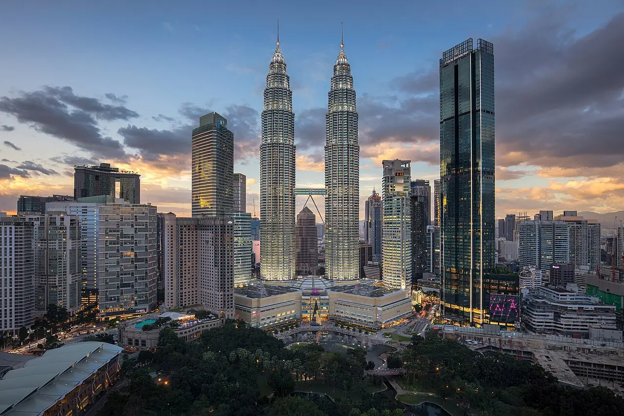 Petronas Towers in December 2019