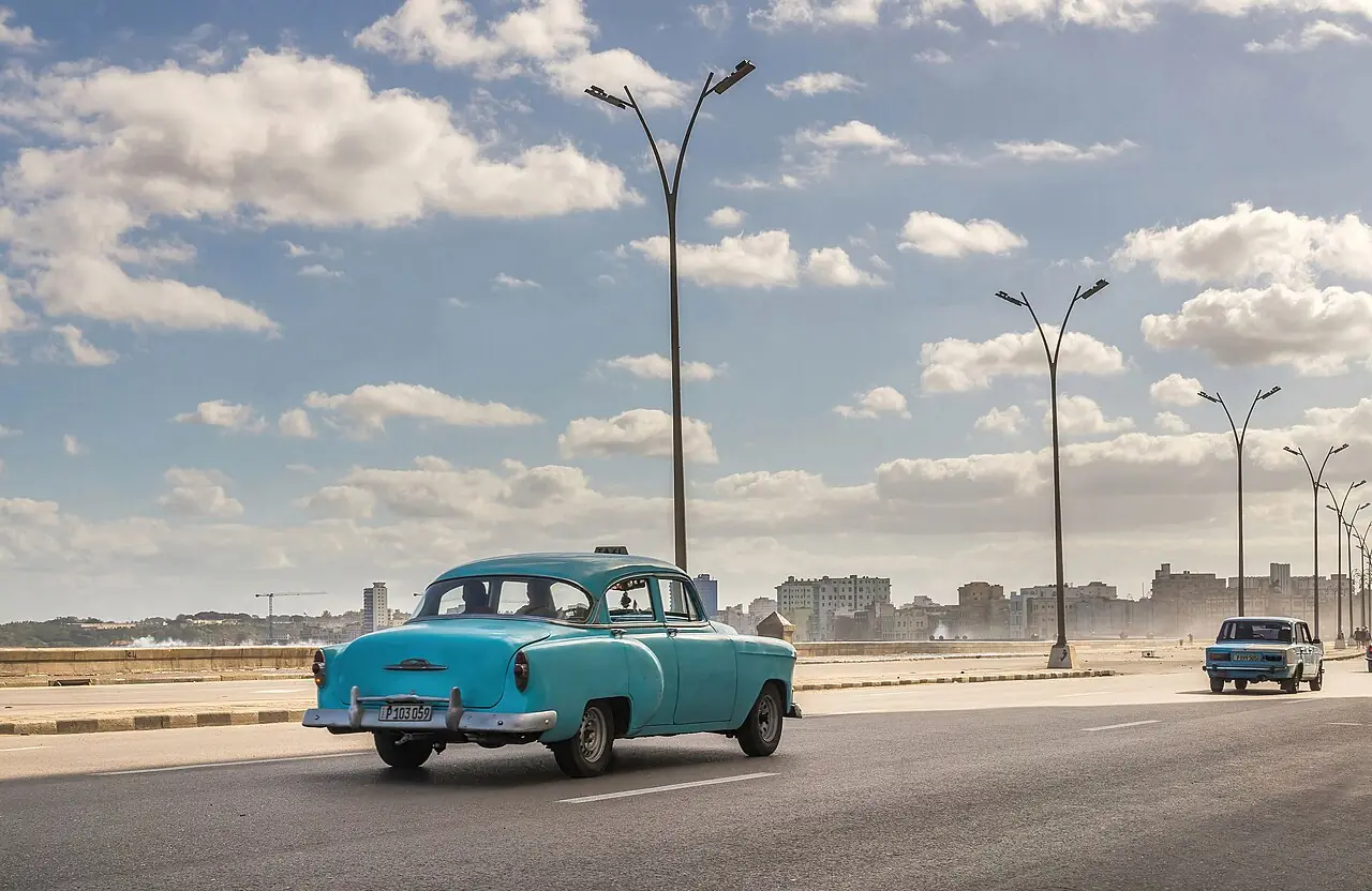 View of Malecon Avenue, Havana, Cuba