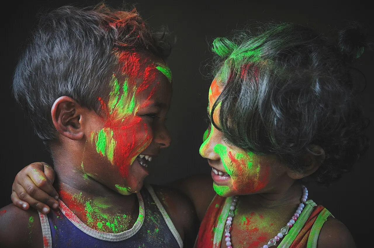 Holi is the festival of colors. it is the time when friends come together and all the differences throughout the year sink in the colors of