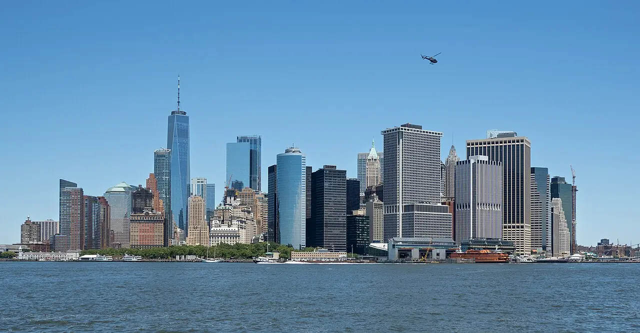 Lower Manhattan from Governors Island